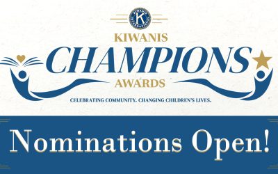 Kiwanis Champions Awards Nominations Off to a Strong Start