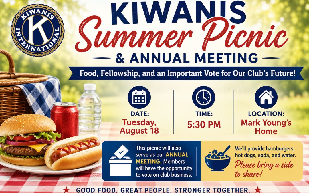 Kiwanis Annual Meeting & Picnic
